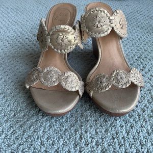 Jack Rogers Luccia Leather Wedge Sandal